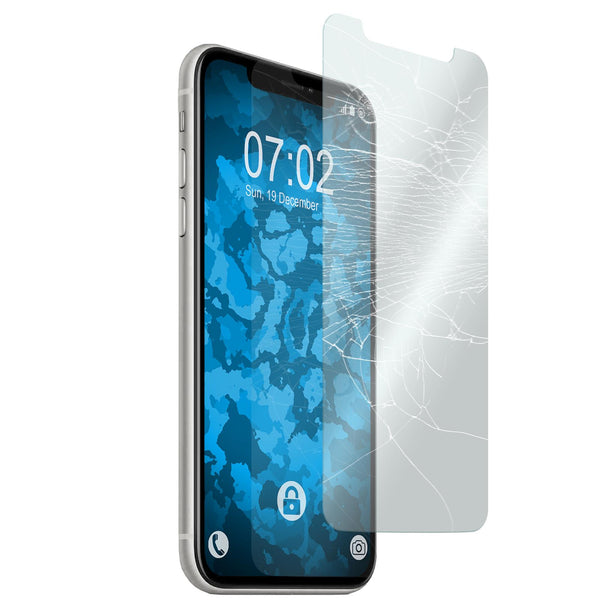 2 x Apple iPhone 11 / XR Glas-Displayschutzfolie klar