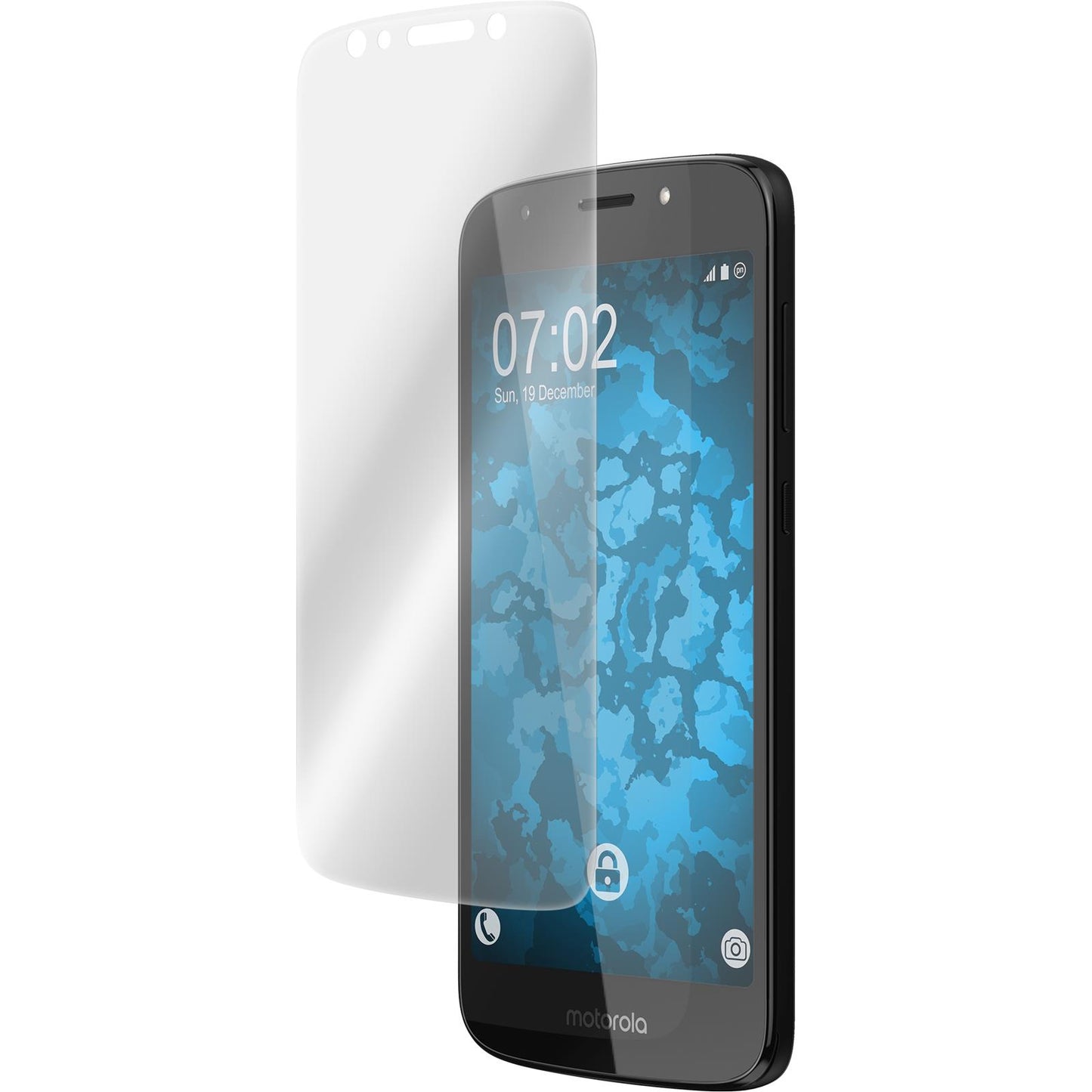 4 x Motorola Moto E5 Play Go Displayschutzfolie klar Flexibl