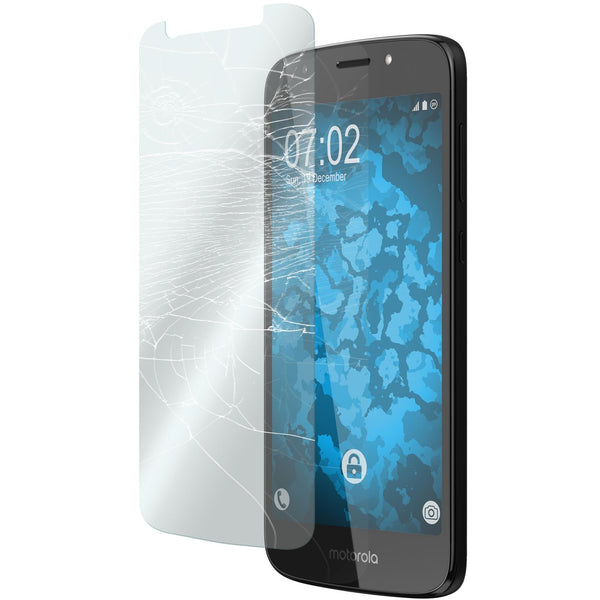 3 x Motorola Moto E5 Play Go Glas-Displayschutzfolie klar