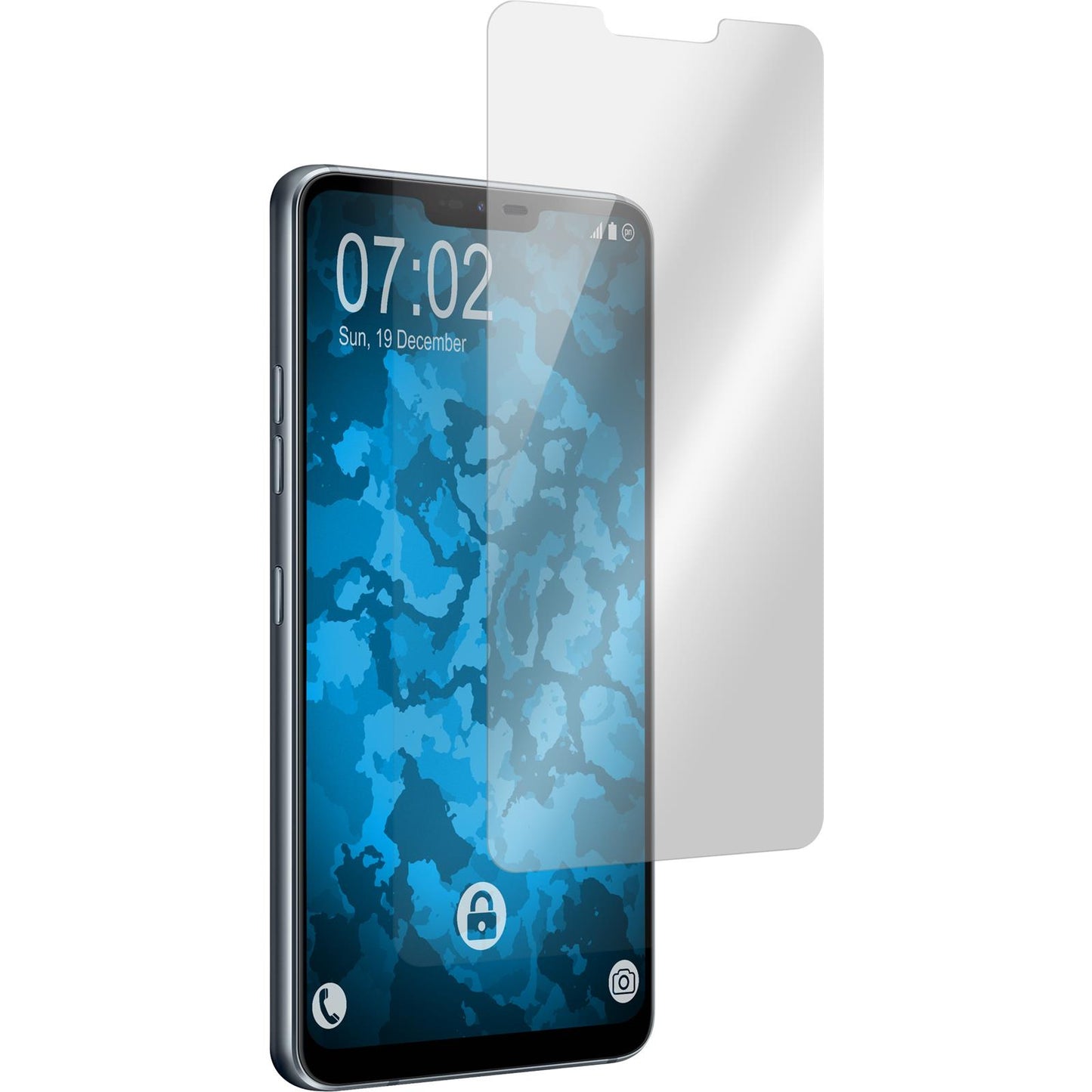 4 x LG G7 ThinQ Displayschutzfolie klar