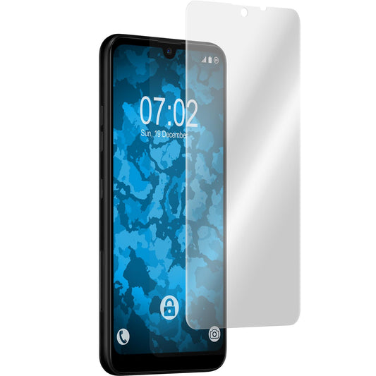 2 x LG Q60 Displayschutzfolie klar Flexible Folien