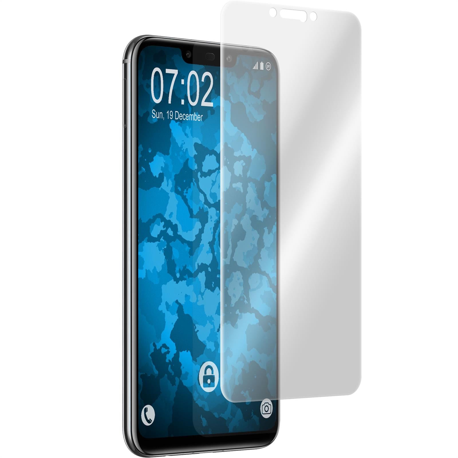 4 x Huawei Mate 20 Lite Displayschutzfolie klar Flexible Fol