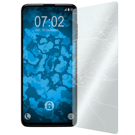 3 x Motorola Moto G Stylus (2021) Glas-Displayschutzfolie kl