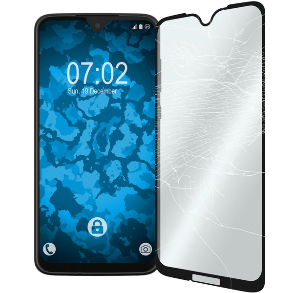 1 x Motorola Moto G7 Glas-Displayschutzfolie klar full-scree