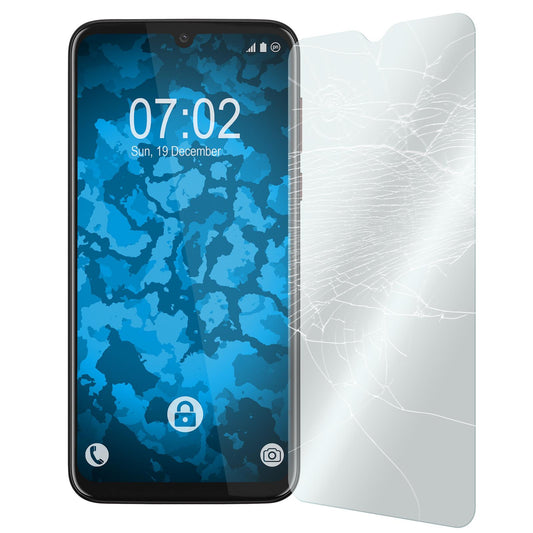 1 x Motorola Moto G8 Play Glas-Displayschutzfolie klar