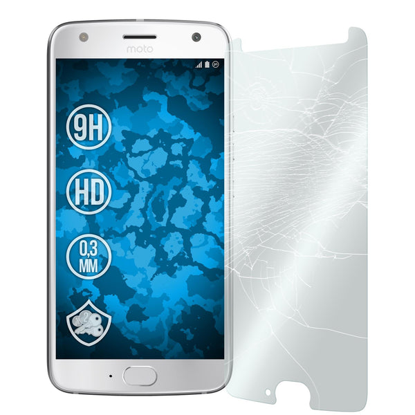 2 x Lenovo Moto X4 Glas-Displayschutzfolie klar