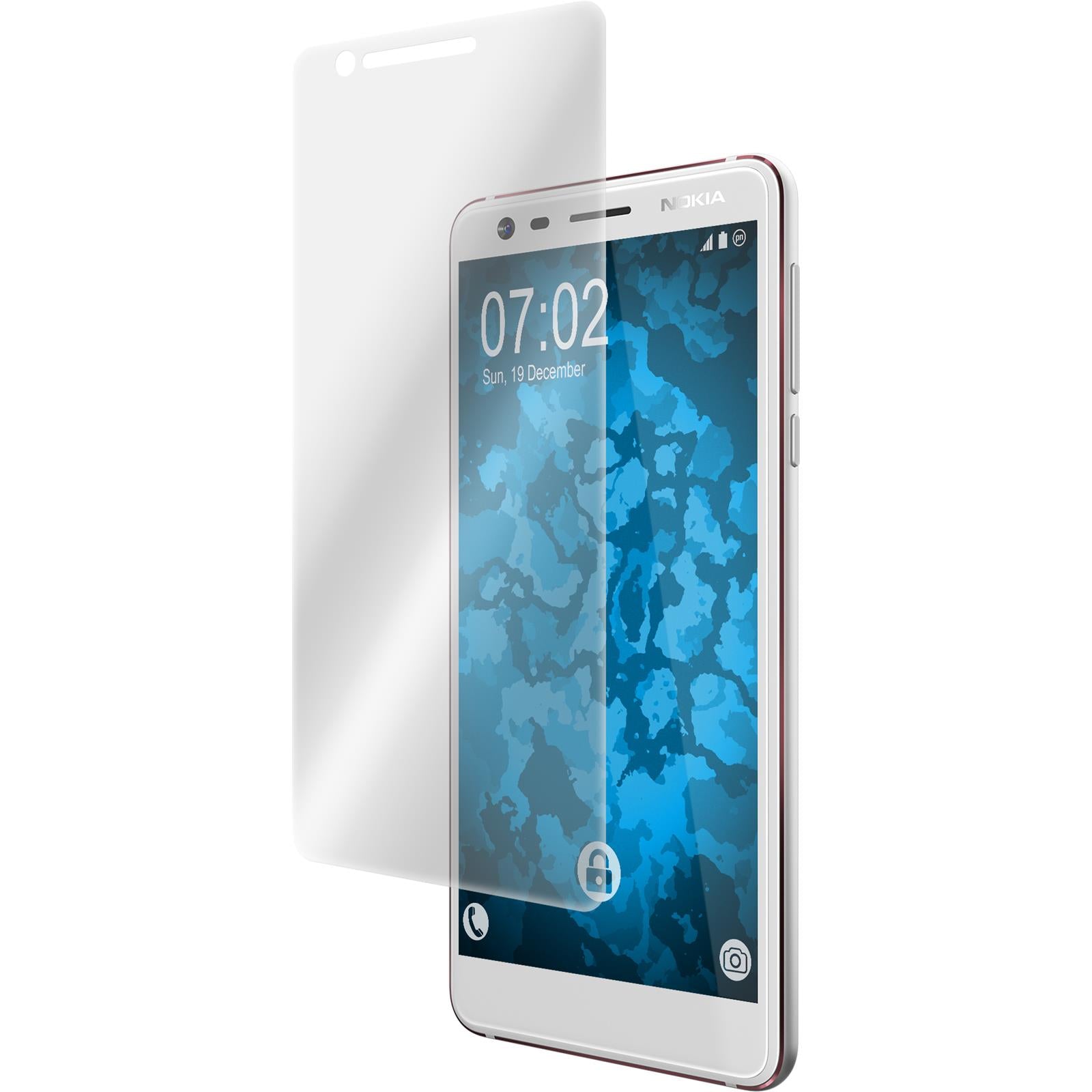 4 x  Nokia 3.1 Displayschutzfolie klar Flexible Folien