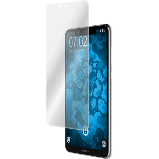 4 x  Nokia 5.1 Plus Displayschutzfolie klar Flexible Folien