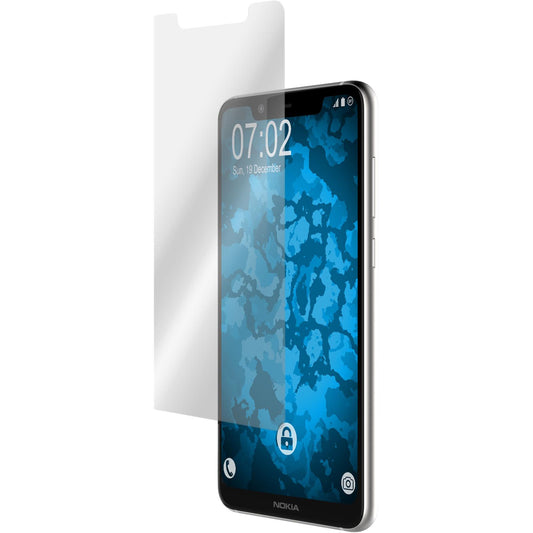 8 x  Nokia 5.1 Plus Displayschutzfolie klar