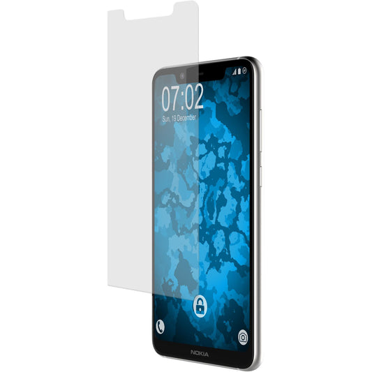 8 x  Nokia 5.1 Plus Displayschutzfolie matt