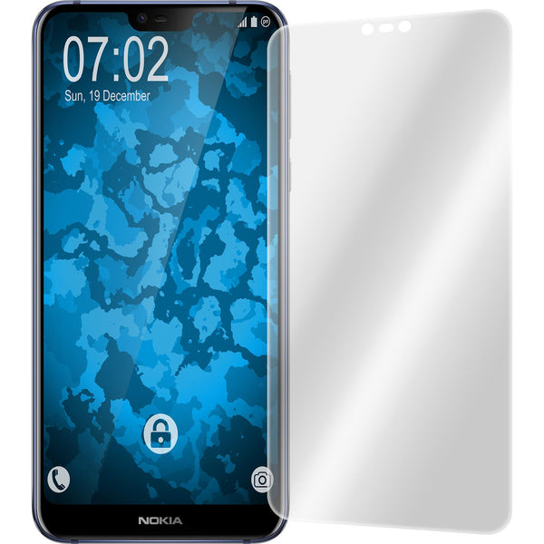 4 x  Nokia 6.1 Plus Displayschutzfolie klar Flexible Folien