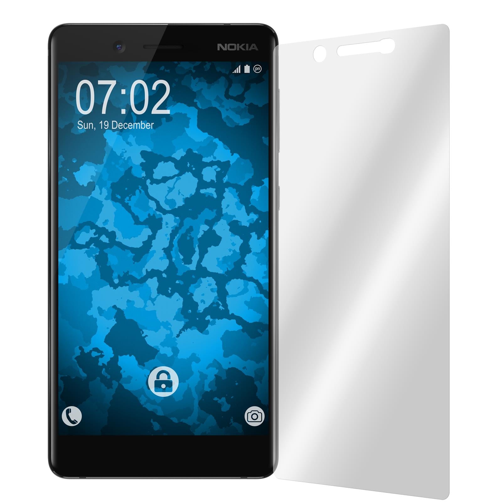 8 x  Nokia 7 Displayschutzfolie klar