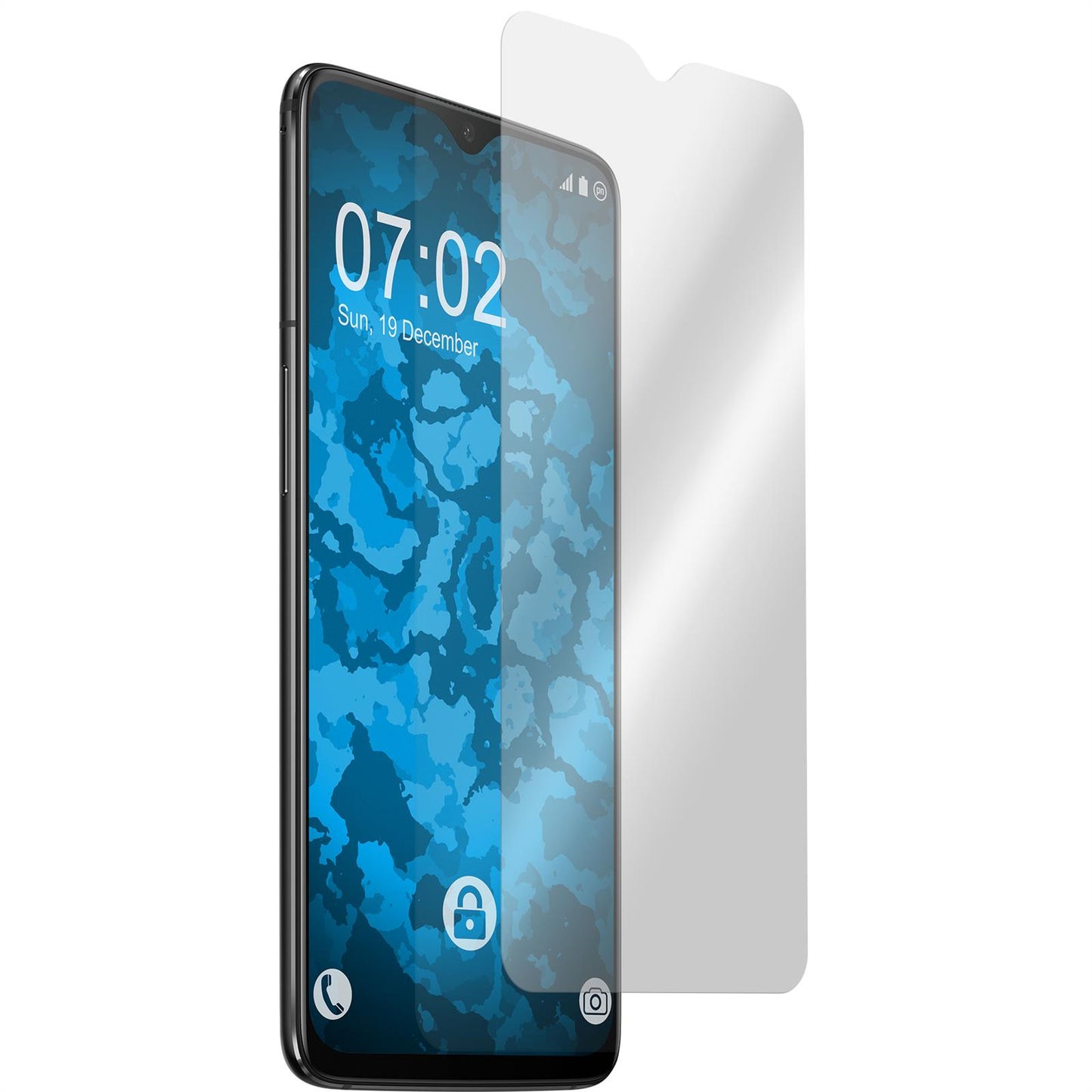6 x  OnePlus 6T Displayschutzfolie klar