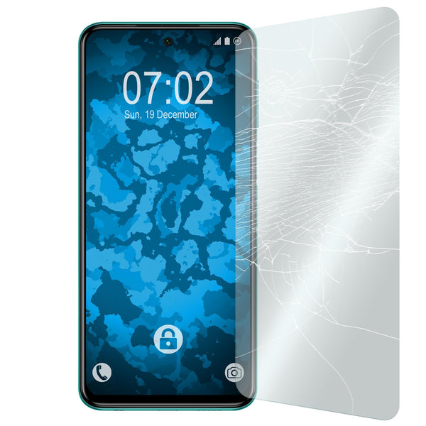 1 x Xiaomi Poco M2 Pro Glas-Displayschutzfolie klar