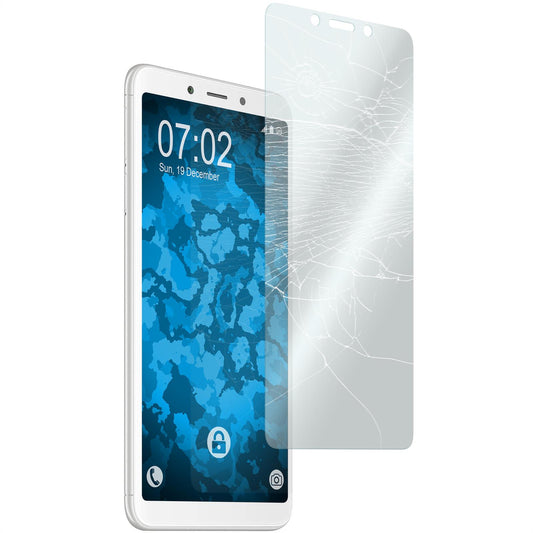 3 x Xiaomi Redmi 6/6A Glas-Displayschutzfolie klar