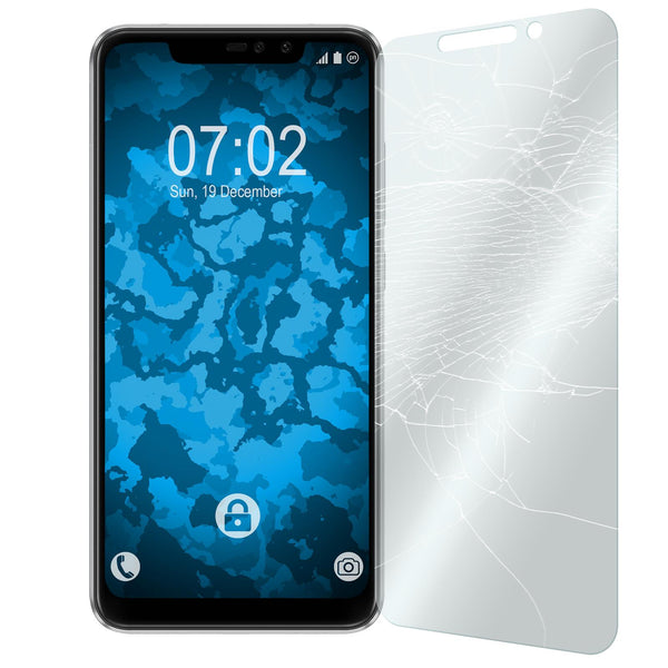 3 x Xiaomi Redmi Note 6 Pro Glas-Displayschutzfolie klar