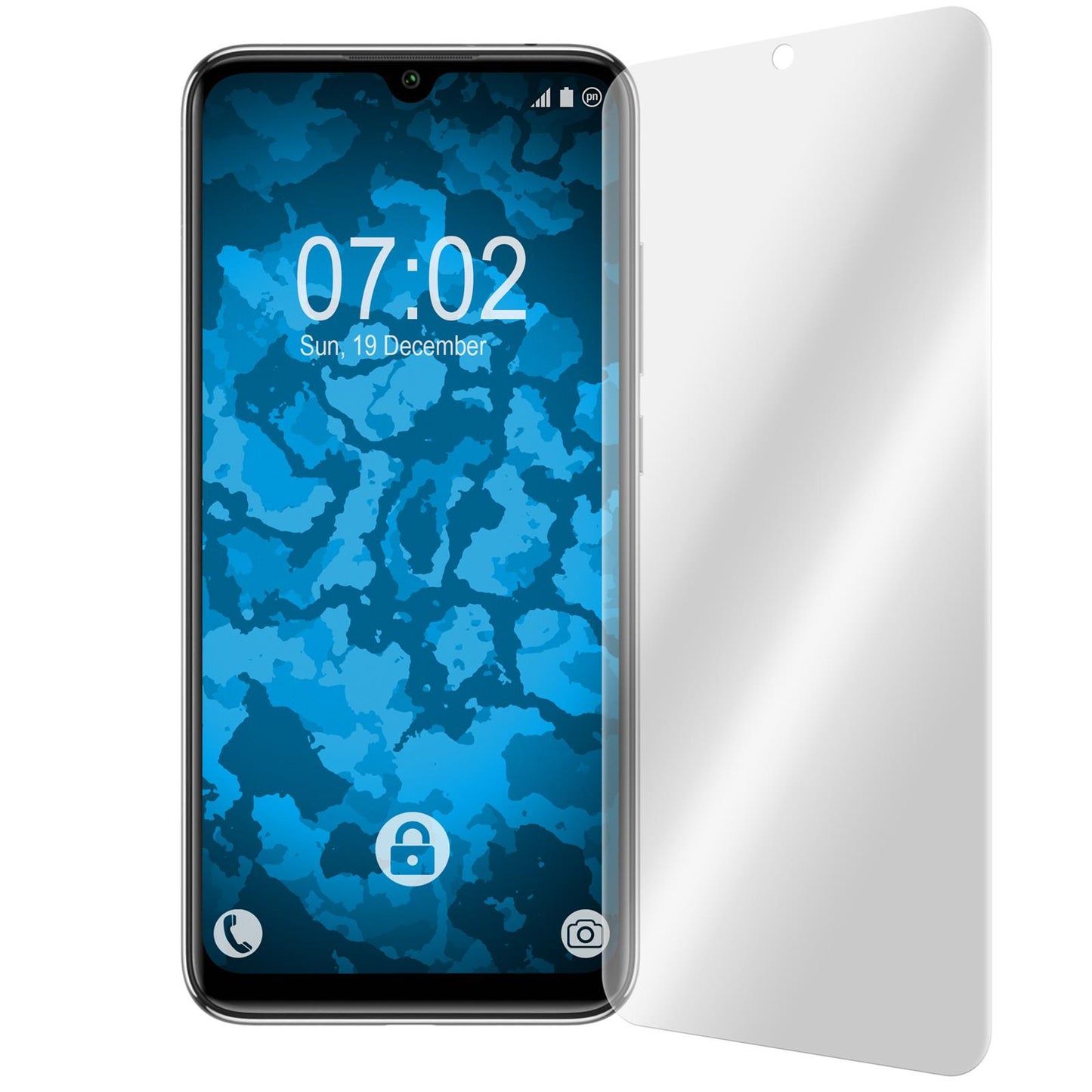 4 x Xiaomi Mi A3 Displayschutzfolie klar Flexible Folien
