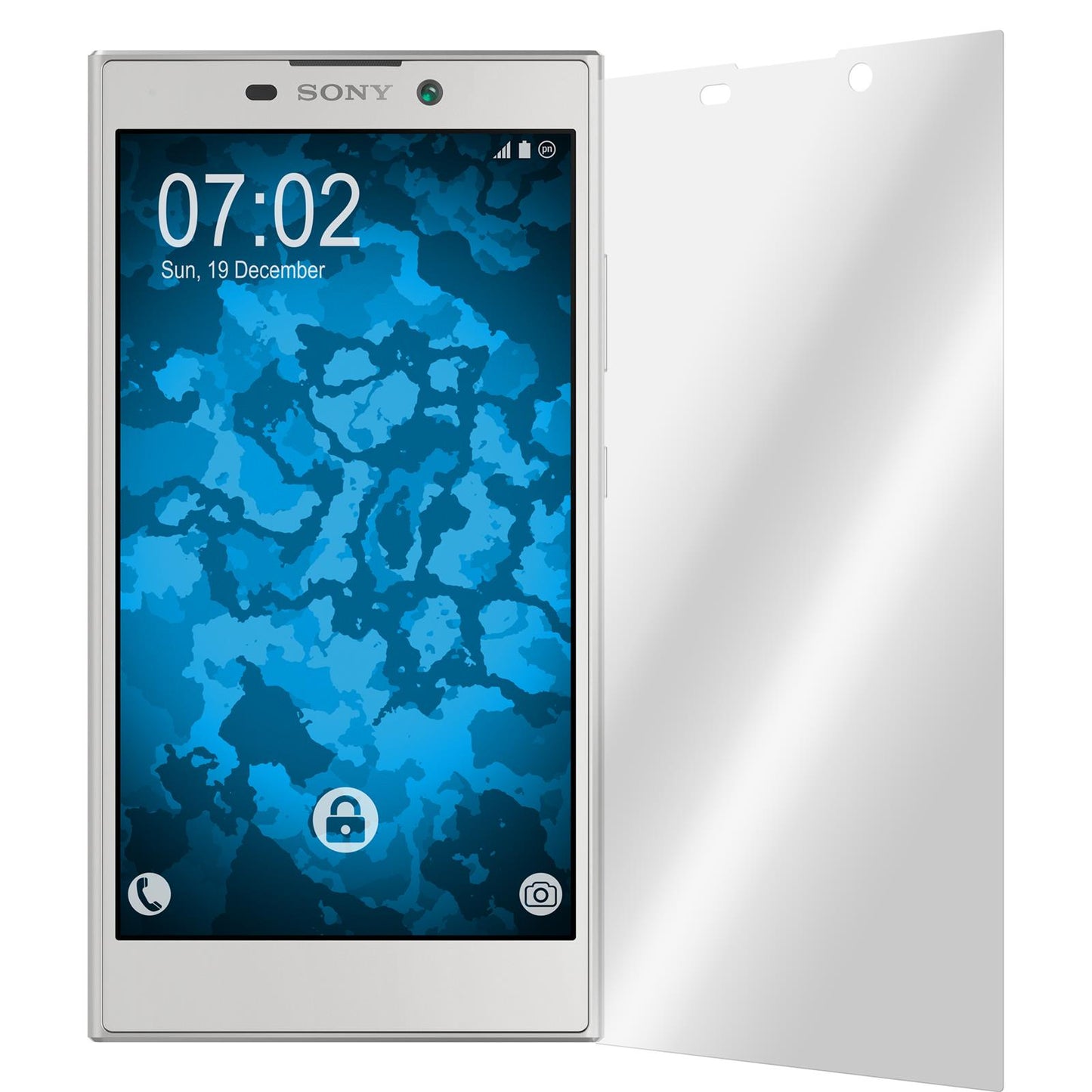 1 x Sony Xperia L2 Displayschutzfolie klar Flexible Folien