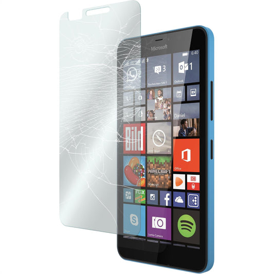 2 x Microsoft Lumia 640 XL Glas-Displayschutzfolie klar