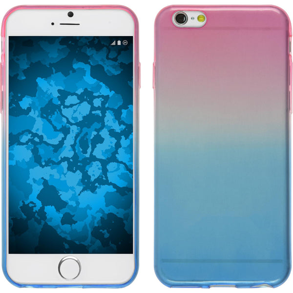 PhoneNatic Case kompatibel mit Apple iPhone 6s / 6 - Design:04 Silikon Hülle OmbrË + 2 Schutzfolien