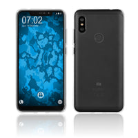 PhoneNatic Case kompatibel mit Xiaomi Redmi Note 6 Pro - Crystal Clear Silikon Hülle transparent Cover