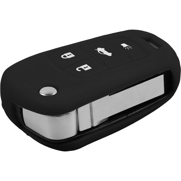 Silikon Schlüssel Hülle für die Buick New Regal 4-Tasten Fer