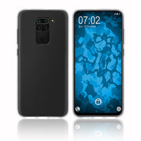 PhoneNatic Case kompatibel mit Xiaomi Redmi Note 9 - Crystal Clear Silikon Hülle crystal-case Cover