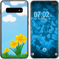 Galaxy S10 Plus Silikon-Hülle Ostern M4 Case