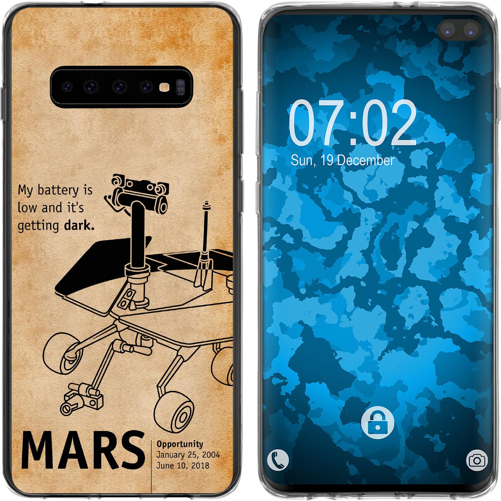 Galaxy S10 Plus Silikon-Hülle Space Rover M2 Case