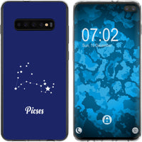 Galaxy S10 Plus Silikon-Hülle SternzeichenPisces M1 Case