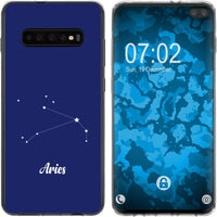 Galaxy S10 Plus Silikon-Hülle SternzeichenAries M11 Case