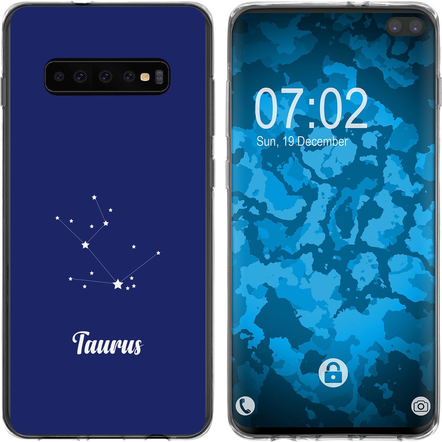Galaxy S10 Plus Silikon-Hülle SternzeichenTaurus M8 Case