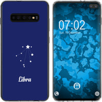 Galaxy S10 Plus Silikon-Hülle SternzeichenLibra M9 Case