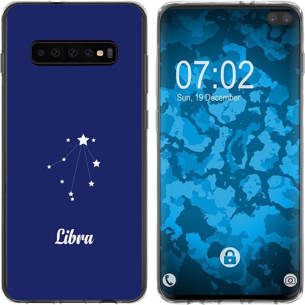 Galaxy S10 Plus Silikon-Hülle SternzeichenLibra M9 Case