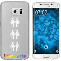 Galaxy S6 Edge Silikon-Hülle pride Beziehung M1 Case