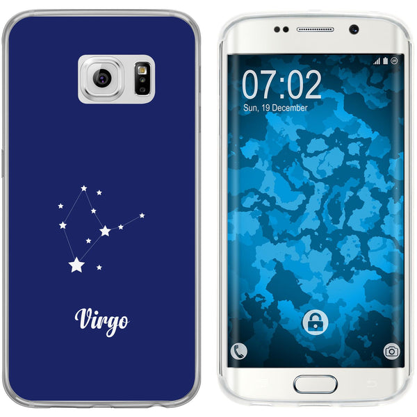 Galaxy S6 Edge Silikon-Hülle SternzeichenVirgo M2 Case