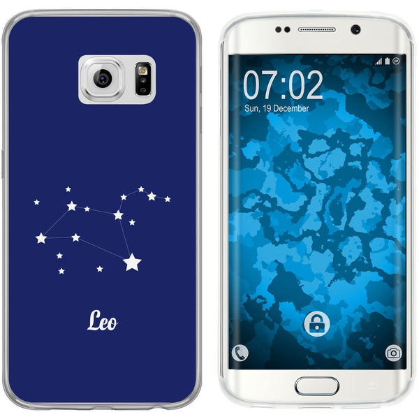 Galaxy S6 Edge Silikon-Hülle SternzeichenLeo M4 Case