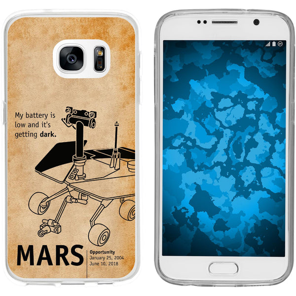 Galaxy S7 Silikon-Hülle Space Rover M2 Case