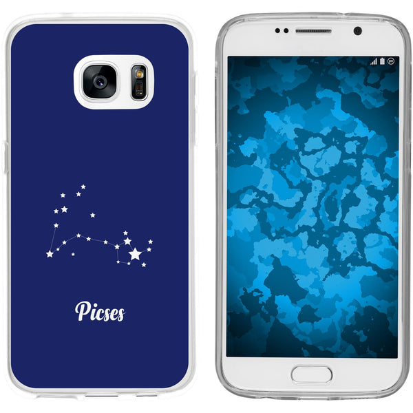 Galaxy S7 Silikon-Hülle SternzeichenPisces M1 Case