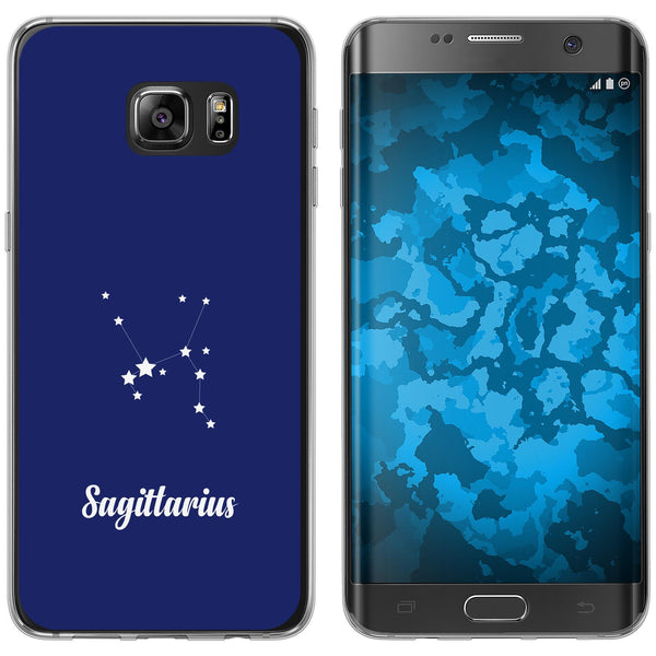 Galaxy S7 Edge Silikon-Hülle SternzeichenSagittarius M5 Case