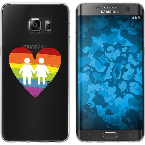 Galaxy S7 Edge Silikon-Hülle pride Frauen M4 Case