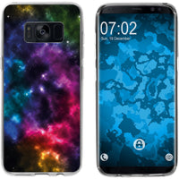 Galaxy S8 Silikon-Hülle Space Nebula M8 Case