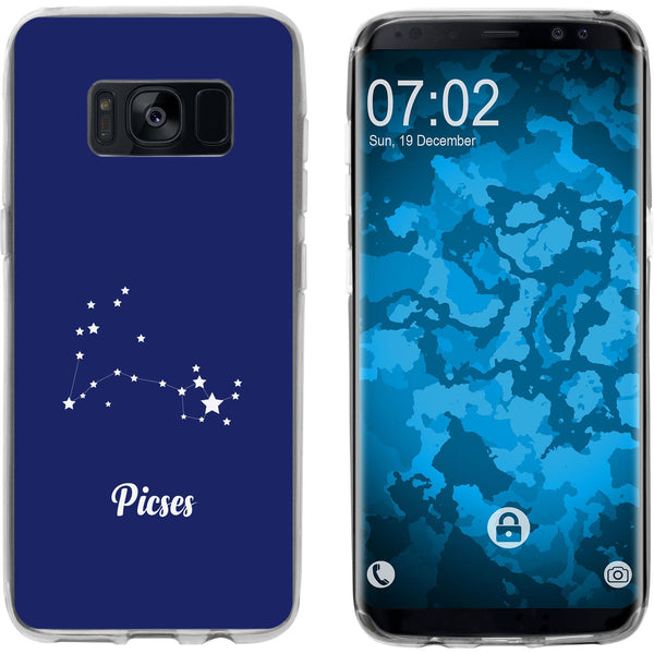 Galaxy S8 Silikon-Hülle SternzeichenPisces M1 Case