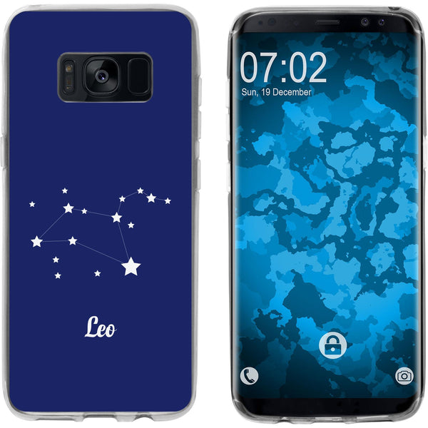 Galaxy S8 Silikon-Hülle SternzeichenLeo M4 Case