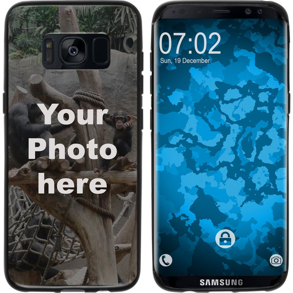 Galaxy S8 Personalisierte Handyhülle  schwarz zum selbst ge