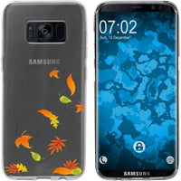 Galaxy S8 Silikon-Hülle Herbst Blätter/Leaves M1 Case