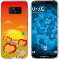 Galaxy S8 Plus Silikon-Hülle Herbst Drache/Kite M2 Case