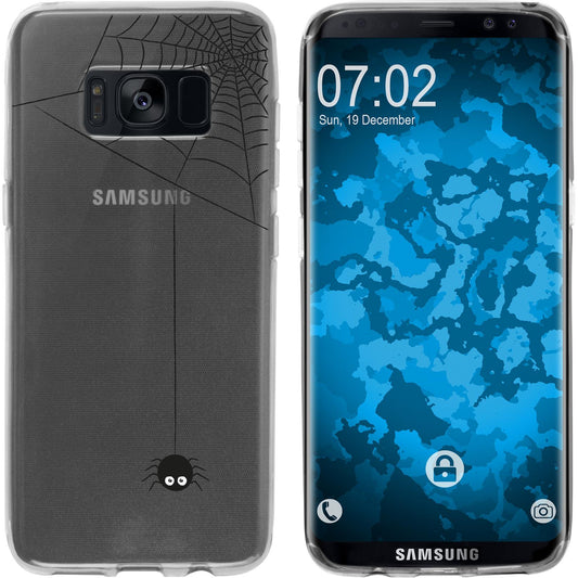 Galaxy S8 Plus Silikon-Hülle Herbst Spinne/Spider M3 Case