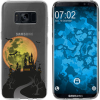 Galaxy S8 Silikon-Hülle Herbst Spukschloss M4 Case