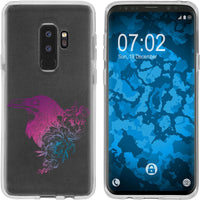 Galaxy S9 Plus Silikon-Hülle Floral Rabe M4-6 Case